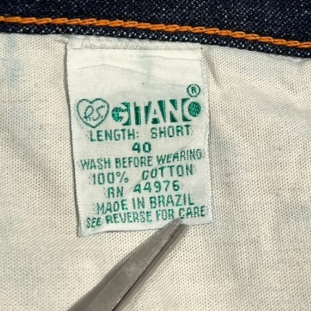 NWT Vintage 1980s Gitano Women's 40 High-Rise Short Denim Jeans Deadstock - Picture 4 of 16